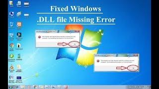 How to Fix All DLL Missing File Error in Windows PC  Windows 7XPVistaService Pack 12 [upl. by Mortensen832]