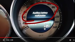 auxiliary battery malfunction mercedes e class w212 replace  E300E350 [upl. by Nitas159]