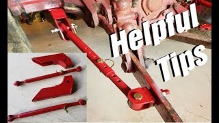 Make TRACTOR STABILIZER BARS and BRACKETS [upl. by Alon]