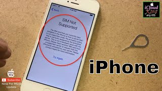 how to unlock sim not supported✔️ iPhone for any carrier with icloud Unlock any iOS 2024✅ [upl. by Ocker131]