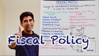 Y1 30 Fiscal Policy  Government Spending and Taxation [upl. by Kubiak]