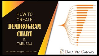 How to create Dendrogram Chart in Tableau Single Level Drill down Decision Tree Part I [upl. by Arbas]