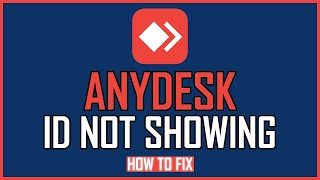 FIX ANYDESK ID NOT SHOWING [upl. by Slack]