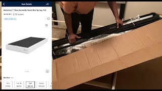 Mainstays 7” Easy Assembly Smart Box Spring [upl. by Hillell]