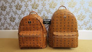 HOW TO SPOT  Real vs Fake MCM Backpack  Authentic vs Replica MCM Stark Backpack Review Guide [upl. by Odrawde]