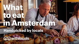 The 10 things to eat in Amsterdam  WHAT amp WHERE to eat by the locals 👫🧀 Amsterdam cityguide [upl. by Larner]