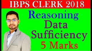 Reasoning Data Sufficiency Questions For IBPS Clerk Pre  Bankers Point [upl. by Avie520]