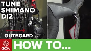 How To Tune Shimano Di2 Groupsets – Adjust Electronic Shifting [upl. by Ashbey]