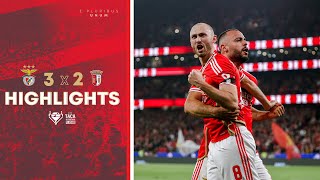 ResumoHighlights SL Benfica 32 SC Braga [upl. by Ingalls921]