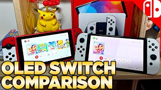 OLED Nintendo Switch Comparison amp Unboxing [upl. by Frazier]