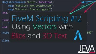 FiveM Scripting 12  Using Vectors to Create Blips and 3D Text [upl. by Magocsi]