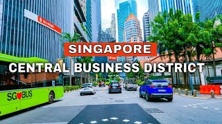 Singapore City Driving Tour  Orchard Road  CBD  Downtown  Changi Airport Tour [upl. by Enrique]