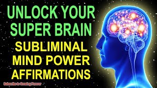 Program Your Mind Power For Extreme Intelligence Subliminal GENIUS Affirmations While You Sleep [upl. by Richma65]