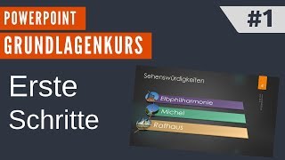 POWERPOINT Grundlagenkurs  professionelle PowerPoint Präsentation erstellen 2019 2016 2013 [upl. by Eran]