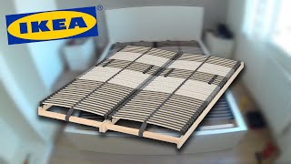 IKEA Assembling LEIRSUND  Montage Sommier [upl. by Sefton]