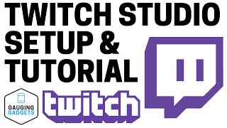 How To Start A Twitch Stream With Twitch Studio  Setup Tutorial [upl. by Anirbaz]