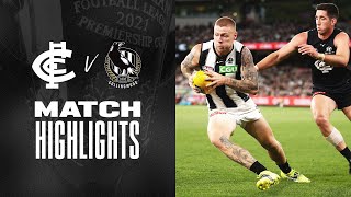 Carlton v Collingwood Highlights  Round 2 2021  AFL [upl. by Fem]