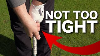 How to hold a golf club correctly easy way [upl. by Okramed213]