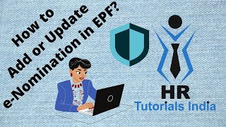 How to Add eNominee details in EPF  How to fill EPF eNomination Form  HR Tutorials India [upl. by Alcinia167]