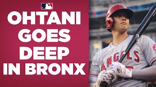 Welcome to New York Shohei Ohtani launches 26th homer in Bronx [upl. by Stefan]