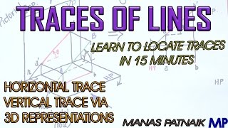 Traces of Lines Concept amp Procedure [upl. by Aeslahc175]