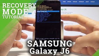 How to Enter Recovery Mode in SAMSUNG Galaxy J6  Android System Recovery [upl. by Dorren]