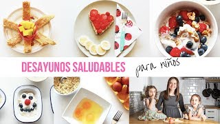 Desayunos Saludables Para Niños [upl. by Aenneea]