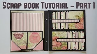 Scrap book Tutorial Part 1 by Srushti Patil [upl. by Allenrad]