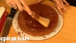 How to Make Austrian Sachertorte Part 3 [upl. by Col]