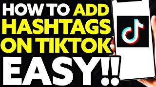 How To Add Hashtags On Tiktok After Posting EASY [upl. by Maya180]