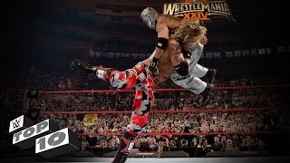 Amazing MidAir Finishers WWE Top 10 [upl. by Skilken]