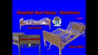 How to Take Apart a Homecare Hospital Bed [upl. by Suilmann]