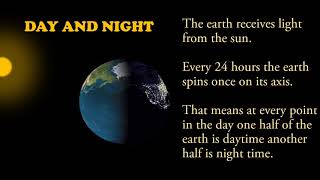 HOW DAY AND NIGHT OCCURS [upl. by Bela]