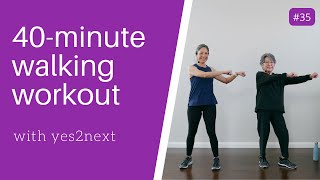 40MINUTE WALKING WORKOUT  Seniors Beginners [upl. by Mercuri741]