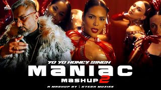 Maniac Mashup 2  Yo Yo Honey Singh  Gtesh Muzikk  Yo Yo Honey Singh New Song remix newmashup [upl. by Chen569]