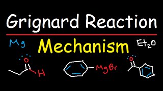 Grignard Reagent Synthesis Reaction Mechanism  Organic Chemistry [upl. by Quince409]