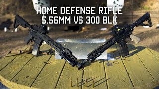 Home Defense Rifle 556mm Vs 300blk  Tactical Rifleman [upl. by Olinde849]