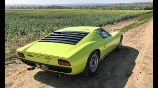 Lamborghini Miura history and drive review Mega sound [upl. by Enois]