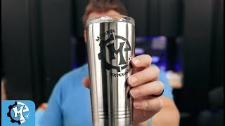 HOW TO ENGRAVE STAINLESS STEEL TUMBLERS  ENGRAVING YETI MUGS  LASER ENGRAVING MUGS  LASER MARKING [upl. by Evannia]