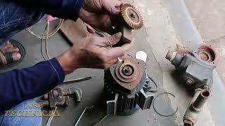 Domestic Water Pump Repair Bearing and Water Seal Replace Part 1 [upl. by Hellah]