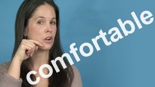 How to Pronounce COMFORTABLE  AMERICAN ENGLISH PRONUNCIATION [upl. by Rumery388]