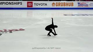 Nathan Chen  2022 US Nationals SP “La Boheme” fancam [upl. by Ayian686]