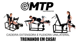 Cadeira Extensora e Flexora Conjugado  MTP Equipamentos [upl. by Odlaw]