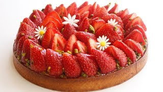 RECETTE DE LA TARTE AUX FRAISES 🍓DÉLICIEUSE [upl. by Anived339]