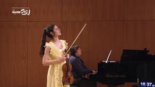 María Dueñas  Menuhin Competition Richmond 2021 Senior SemiFinals [upl. by Gavriella]