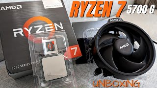 AMD Ryzen 7 5700G amp Radeon Graphics An Unboxing and Overview [upl. by Saxe]