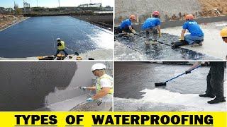 Types of Waterproofing [upl. by Donahue]