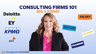 Consulting Firms 101 Big 4 Firms Deloitte PwC KPMG Ernst amp Young [upl. by Thompson]