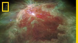 Fly Through a StarStudded Nebula In a New 3D Visualization  National Geographic [upl. by Renaxela]