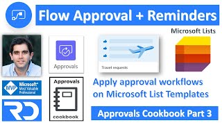 Power Automate flow Approval Reminders with Microsoft Lists [upl. by Leiad820]